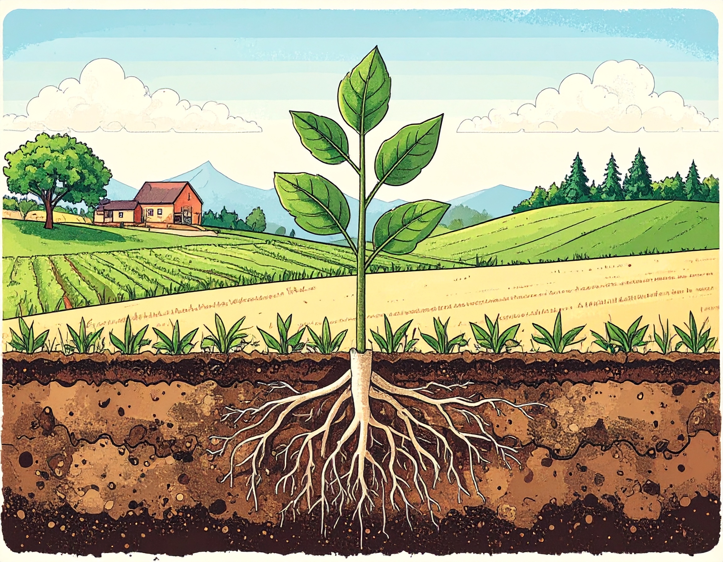 Regenerativt princip_Opbygning af jordens organiske materiale_Styrkelse af jorden